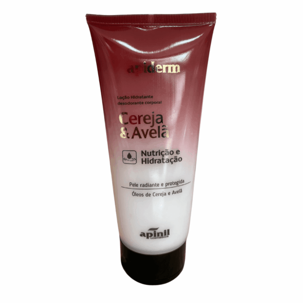 Loção Hidratante Corporal Cereja e Avelã 190g Apinil – Apiderm