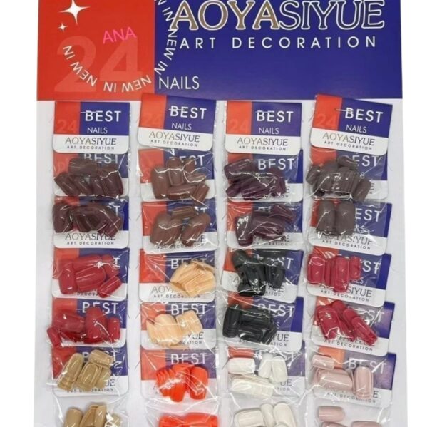 Unhas Postiças Sem Cola (Azul Caneta)