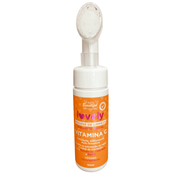 MOUSSE DE LIMPEZA FACIAL LOVELY VITAMINA C 150ML FACE BEAUTIFUL