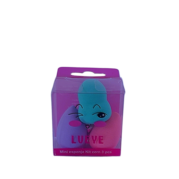 MINI ESPONJA KIT COM 3 PEÇAS - LVEYE