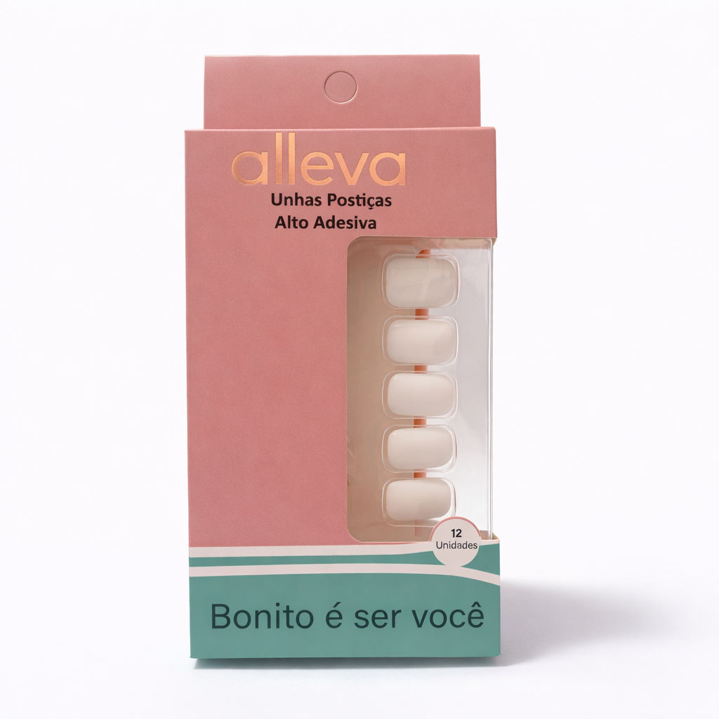 UNHAS POSTIÇAS AUTO ADESIVAS – ALLEVA - Imagem 3