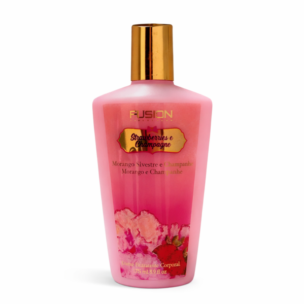 CREME HIDRATANTE CORPORAL - MORANGO SILVESTRE E CHAMPANHE- FUSION