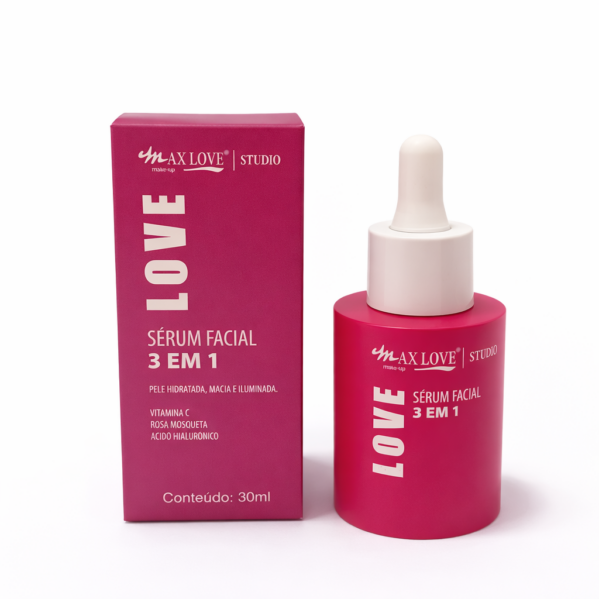 SÉRUM FACIAL 3 EM 1 30ML -MAX LOVE