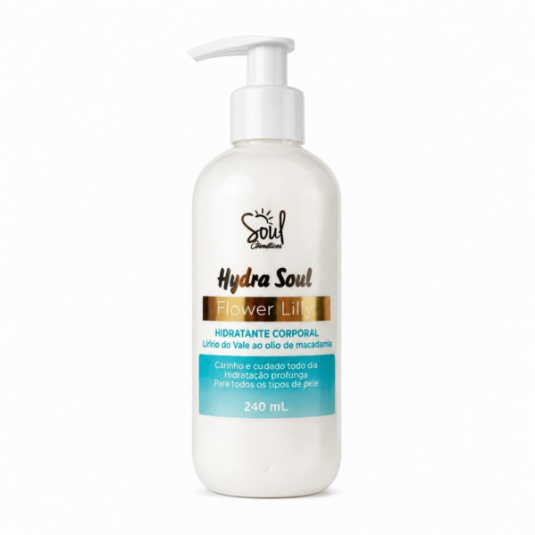 Creme Hidratante Corporal Hidra Soul Flower Lilly 240ml
