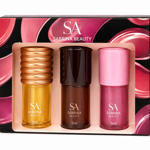 Kit com 3 Lip Gloss- Sasa Beauty