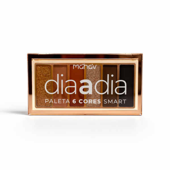 PALETA DE SOMBRA 6 CORES SMART - ESSENCIAL E VERSÁTIL