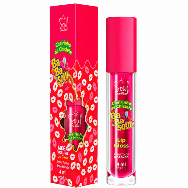LIP GLOSS BABASOUL MORANGUINHO 4ML SOUL