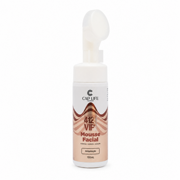 Mousse Facial 412 Vip Rose 150ml Cap Life