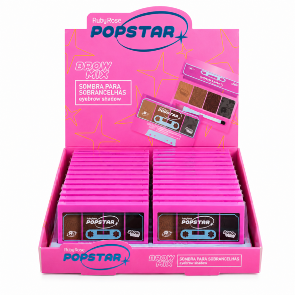 BOX C/24 SOMBRA PARA SOBRANCELHA BROW MIX POPSTAR RUBY ROSE