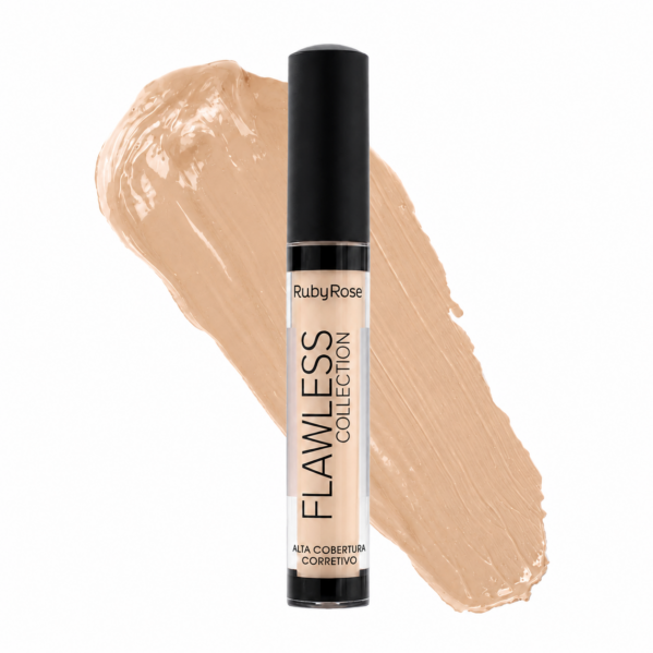 Corretivo Liquido Flawless Nude Bege Matte Ruby Rose Hb-8080 Tom Nude 2