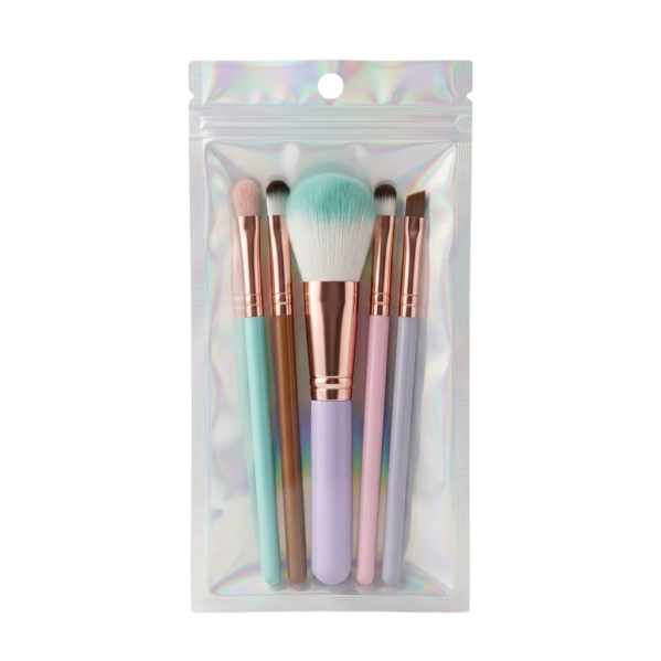 KIT DE PINCÉIS DE MAQUIAGEM – 5 UNIDADES