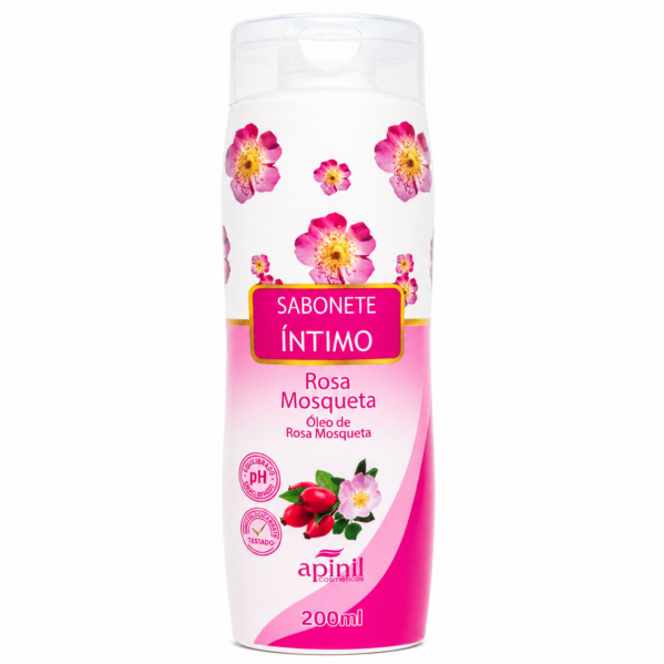 Sabonete Feminino Rosa Mosqueta 200ml Apinil Cosméticos