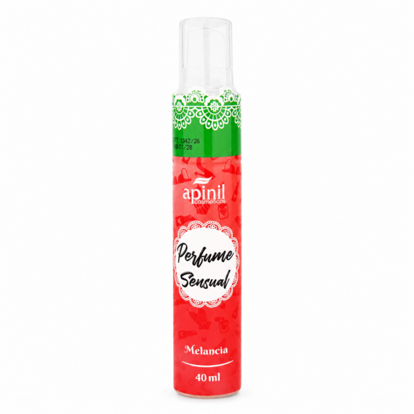 Perfume Sensual Melancia Apinil 40ml | Perfume Corporal Feminino com Aroma Doce e Refrescante