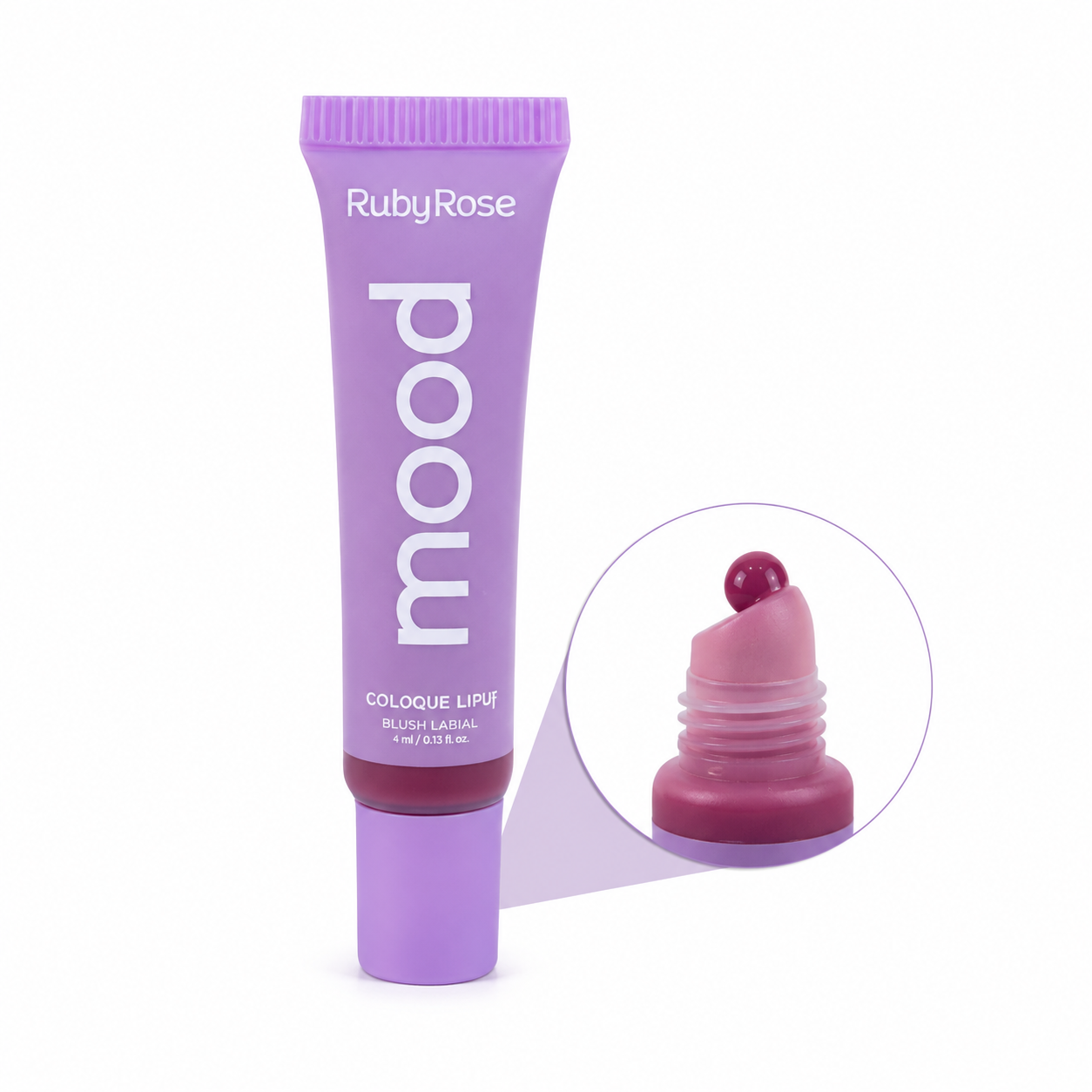 Box 12 Uni Gloss Labial Ruby Rose Mood - Imagem 2