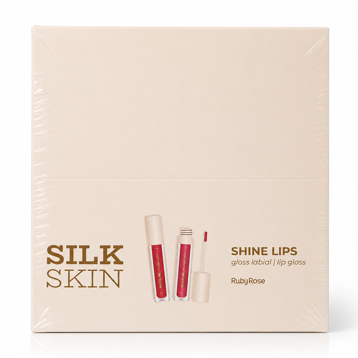 Box Gloss Labial Ruby Rose Silk Skin Shine Lips – 36 Unidades - Imagem 2